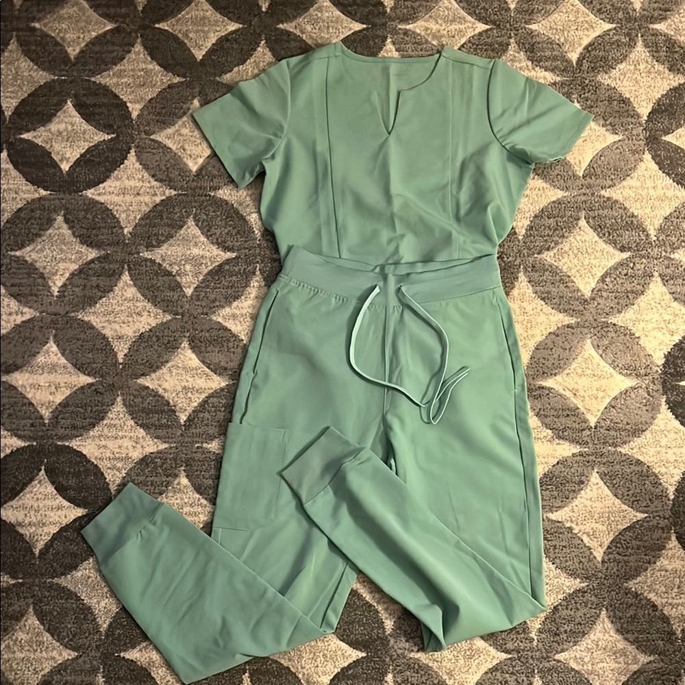Mandala Teal Scrubs